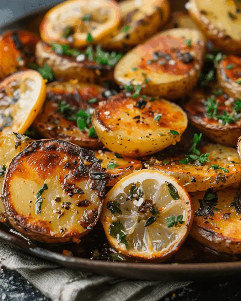 Crispy Roasted Potatoes with Salted Lemon
