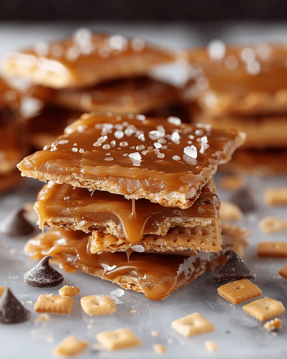 Learn How To Prepare The Famous Salted Caramel Cracker Bites