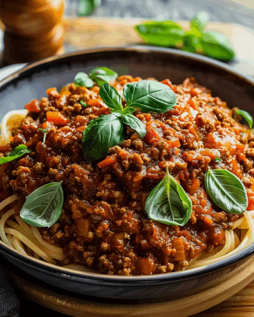 Vegan Bolognese Sauce