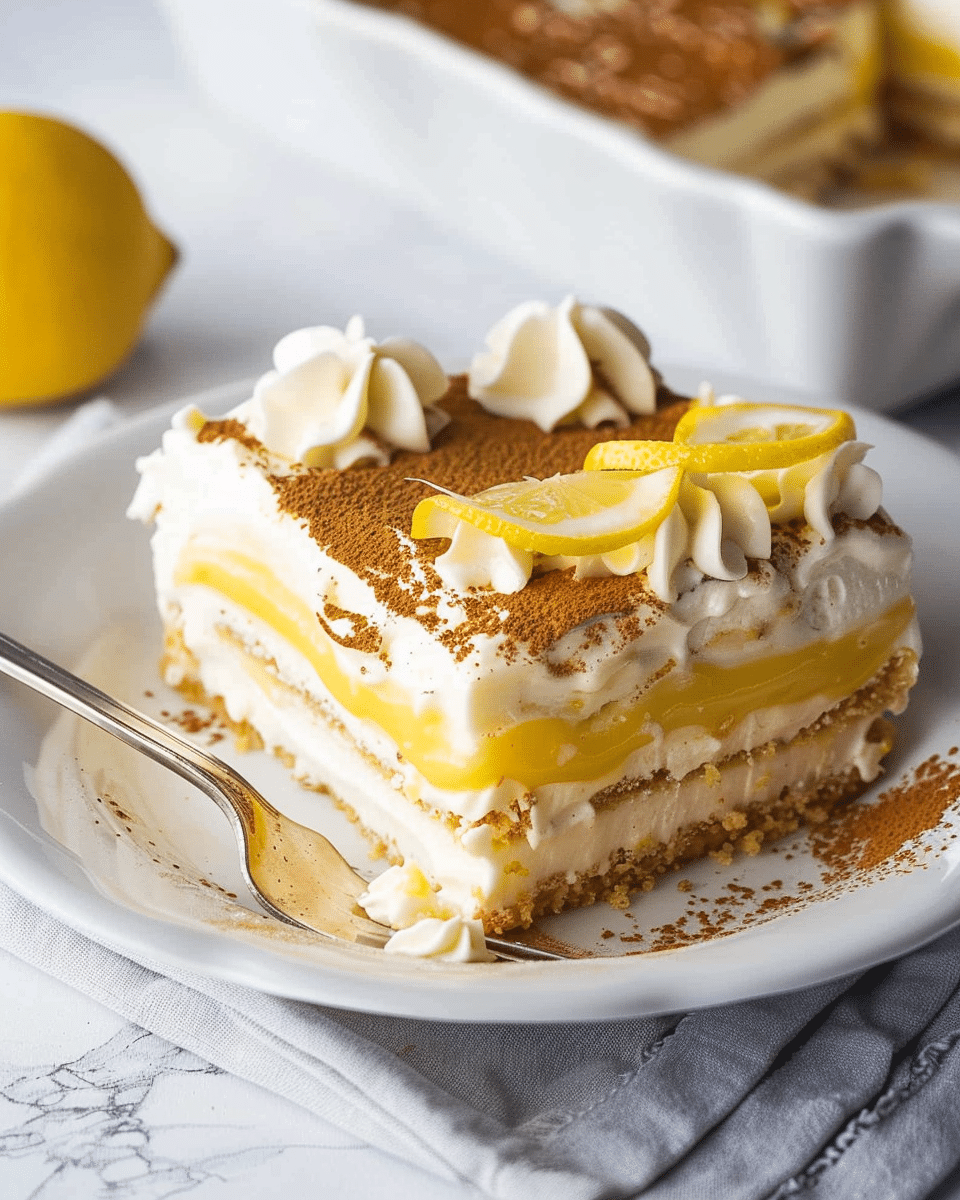 Lemon Tiramisu Recipe