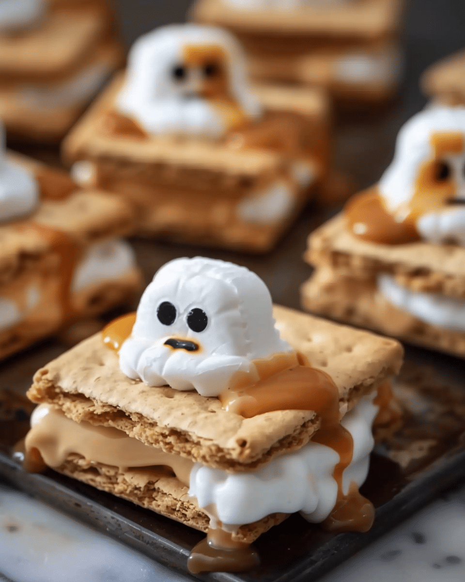 Peep Ghost S’mores