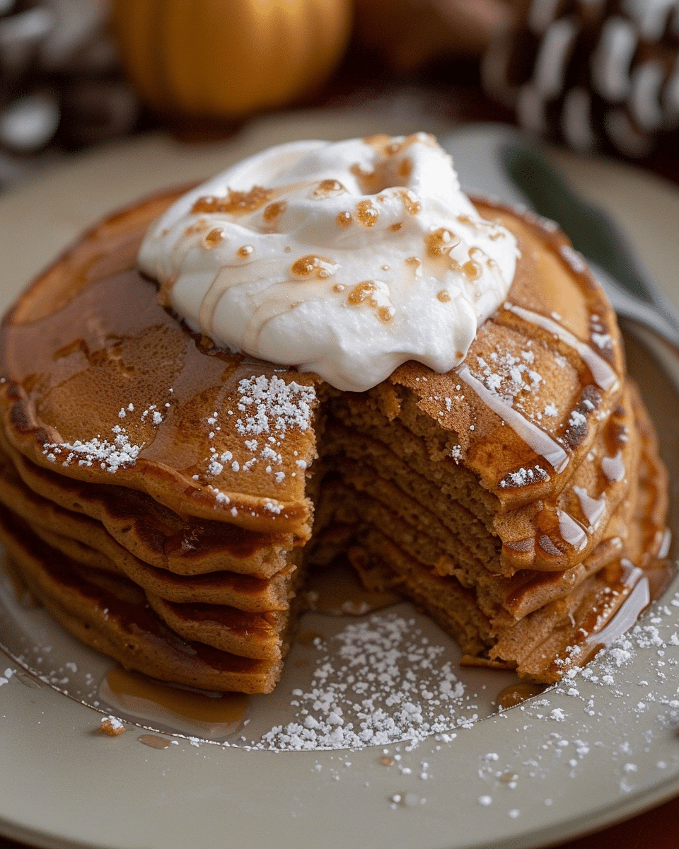 Gingerbread Pancakes