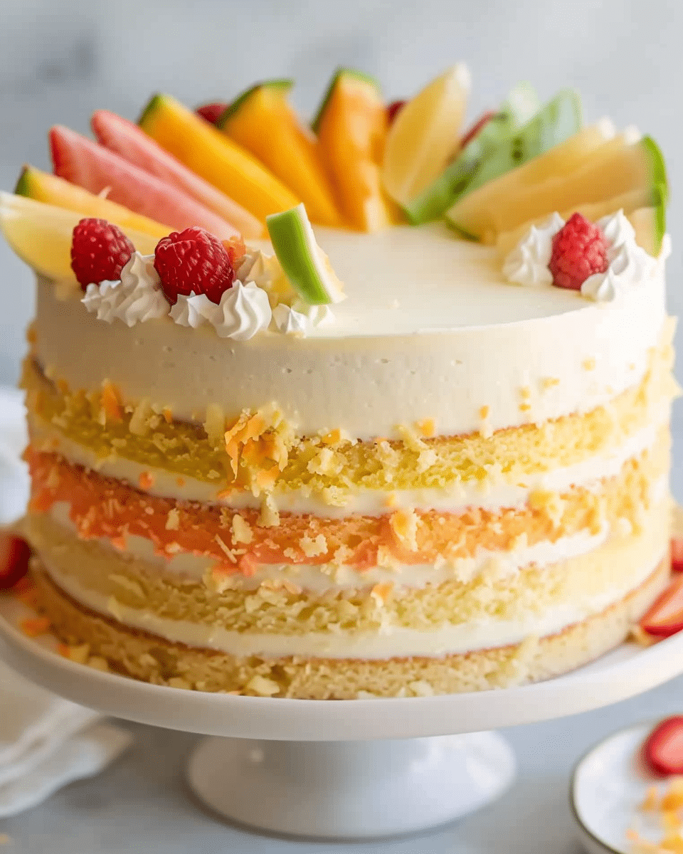 Hawaiian Birthday Cake