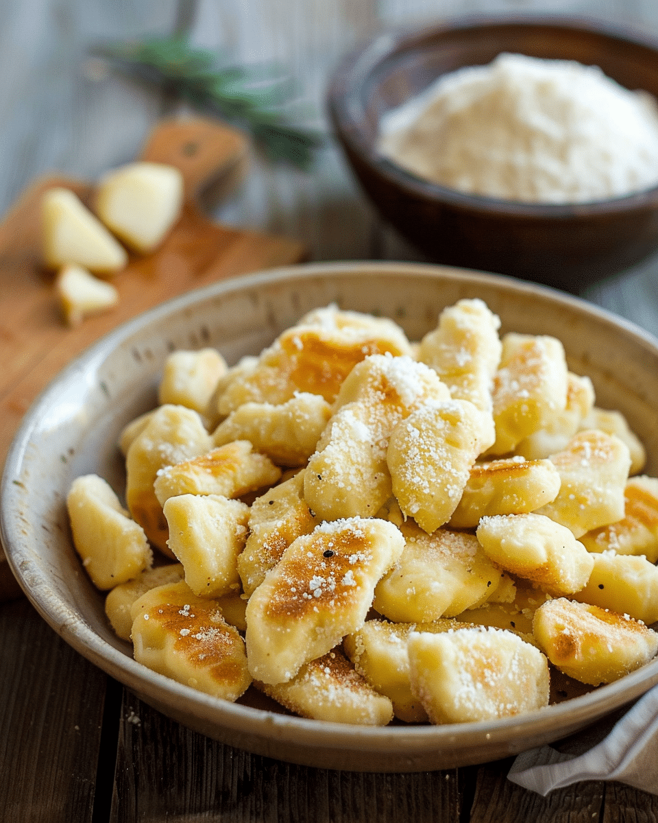 Homemade Cauliflower Gnocchi
