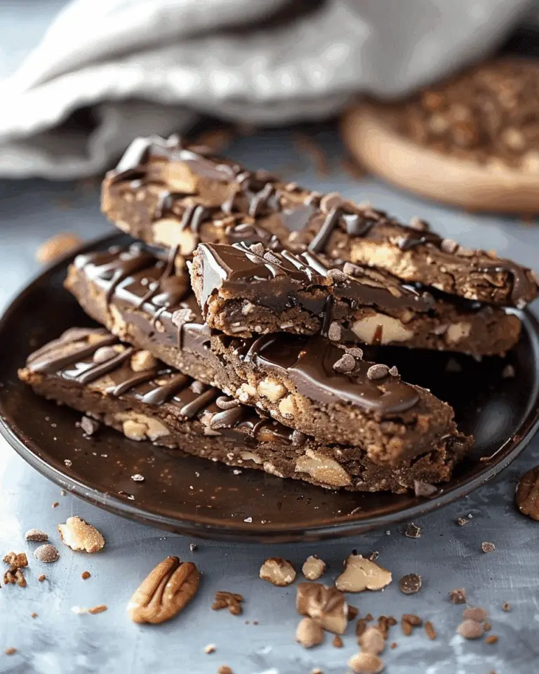 Keto Turtle Biscotti