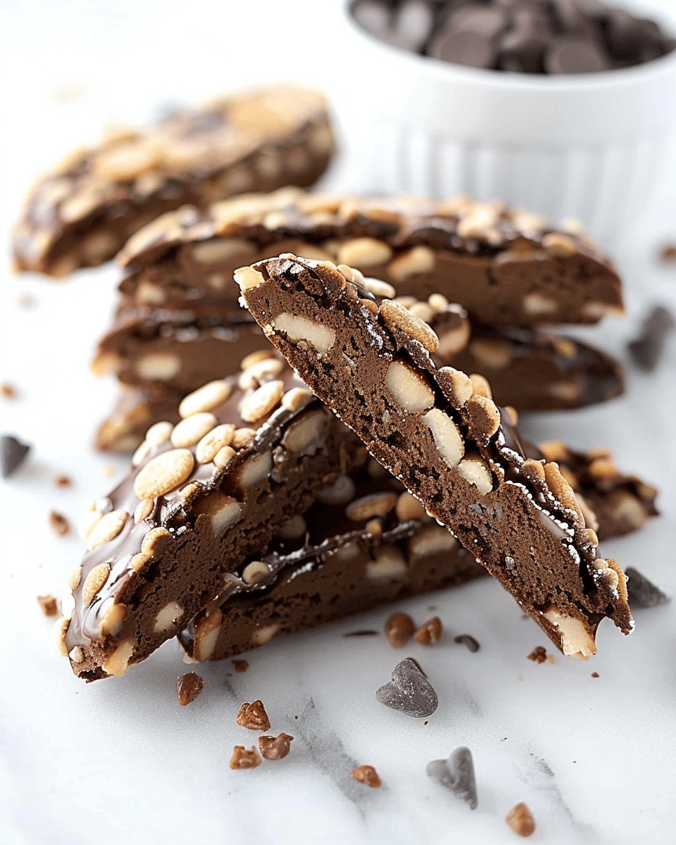 Keto Turtle Biscotti