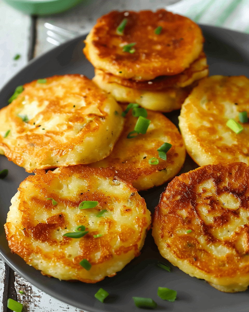 Korean Cheese Potato Pancakes (Without Rice Flour)