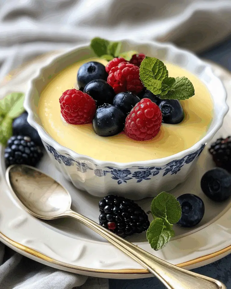 Lemon Posset with Berries: A Luscious, Elegant Dessert with Minimal Effort