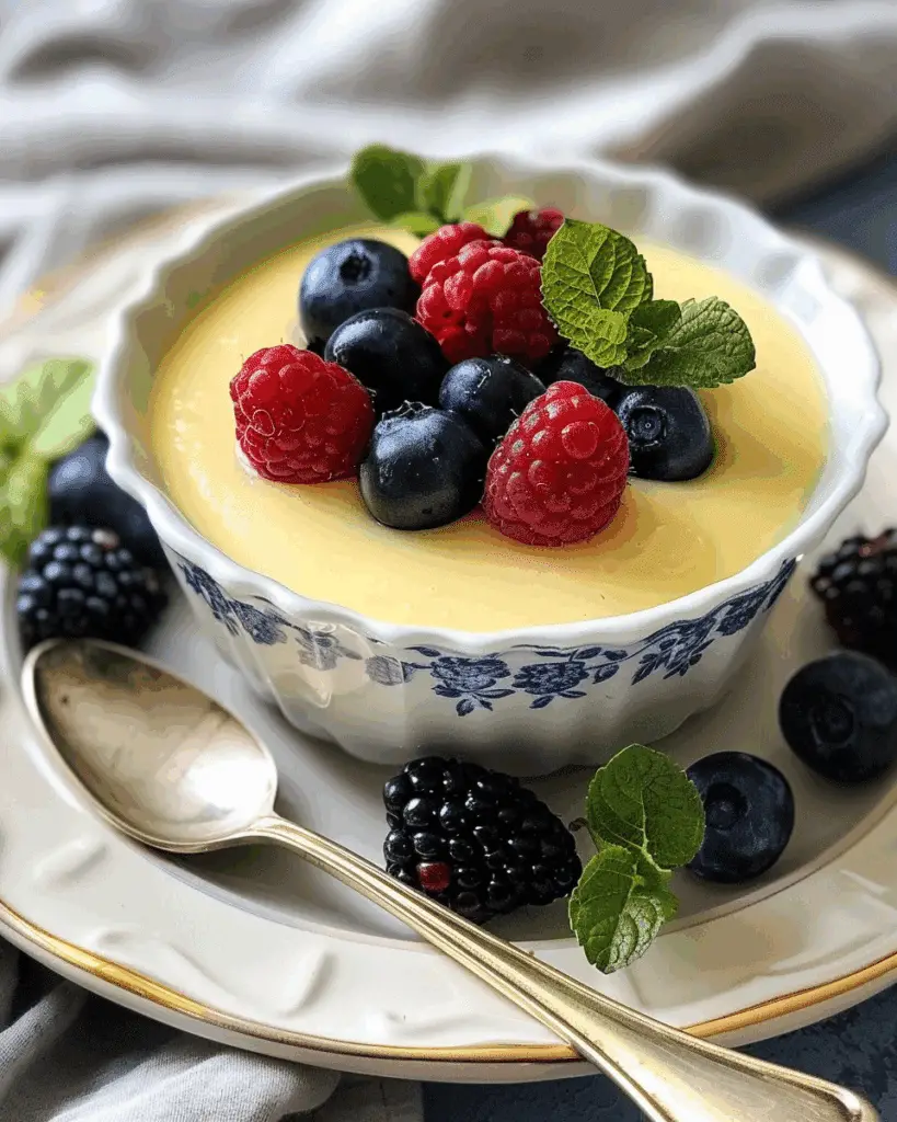 Lemon Posset with Berries: A Luscious, Elegant Dessert with Minimal Effort