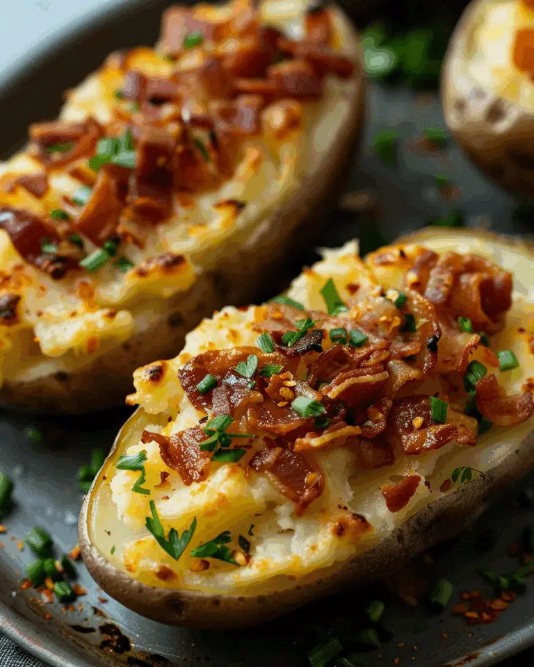 Loaded Twice Baked Potatoes