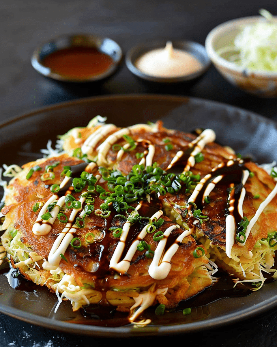 Okonomiyaki – Japanese Savoury Pancakes