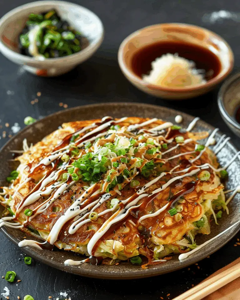 Okonomiyaki – Japanese Savoury Pancakes