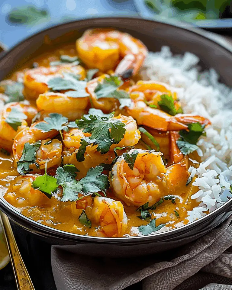 Pumpkin Coconut Shrimp Curry
