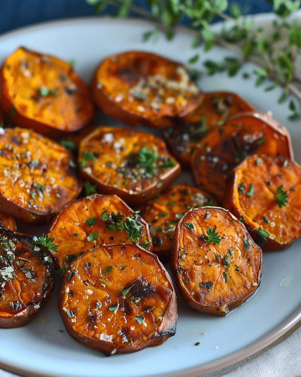 Roasted Sweet Potato Medallions