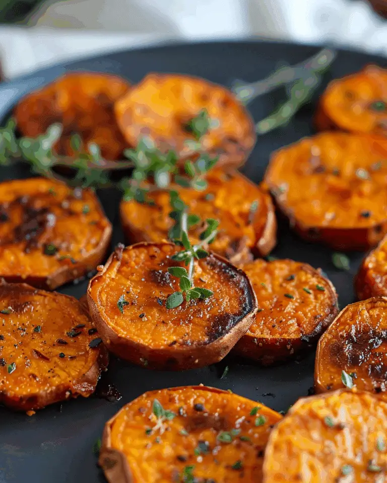 Roasted Sweet Potato Medallions