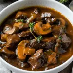 Slow Cooker Beef Stew with Mushrooms