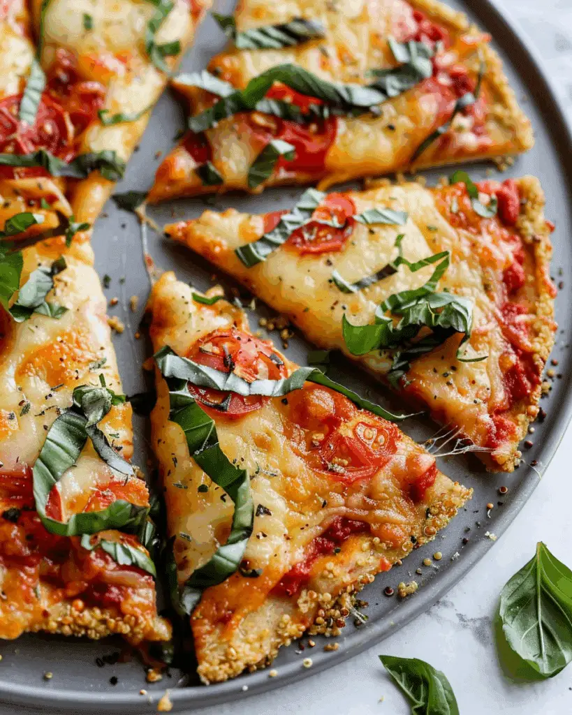 The BEST Quinoa Pizza Crust