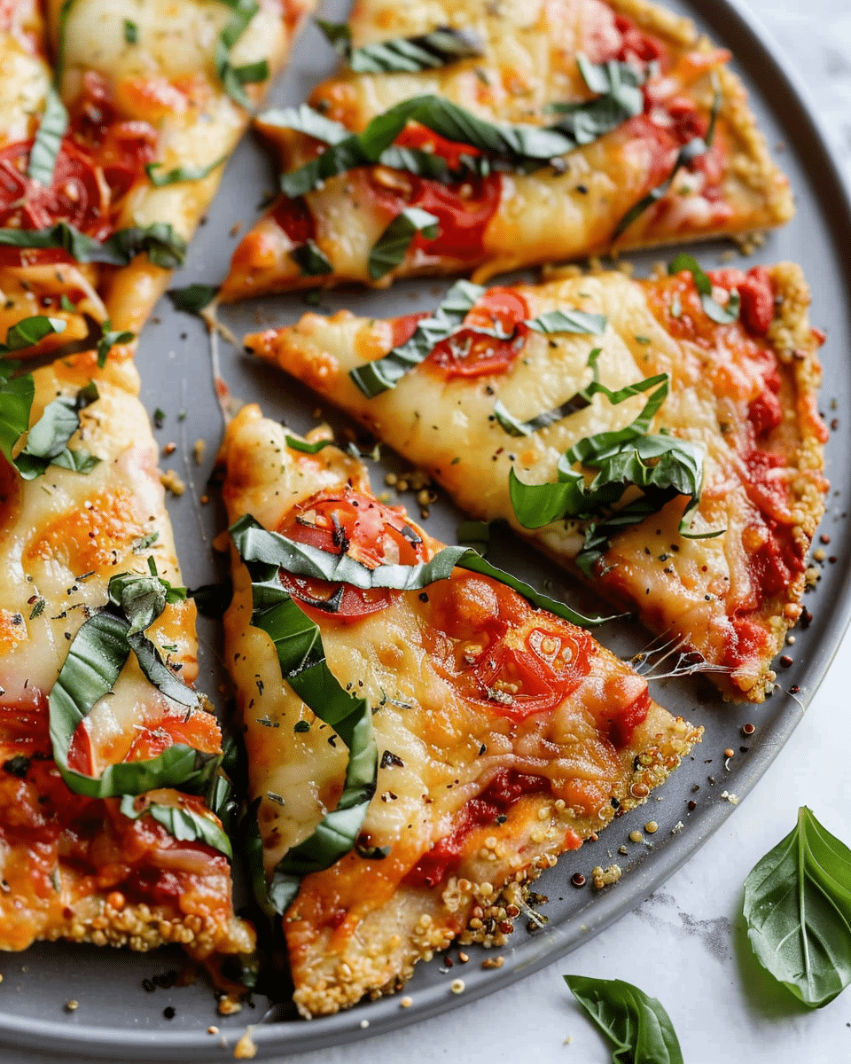 The BEST Quinoa Pizza Crust