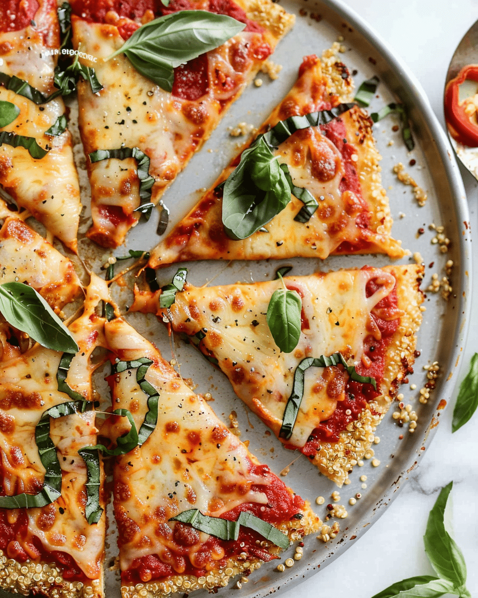 The BEST Quinoa Pizza Crust