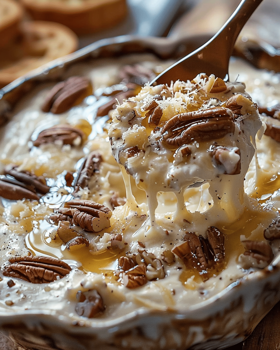 Whipped Parmesan & Honey Pecan Cheese Dip