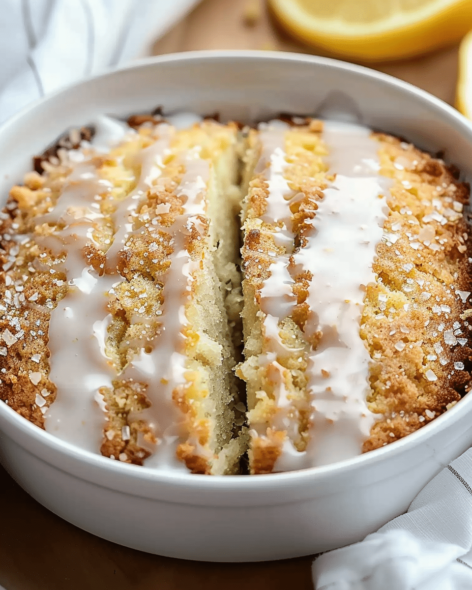 Zesty Lemon Zucchini Coffee Cake