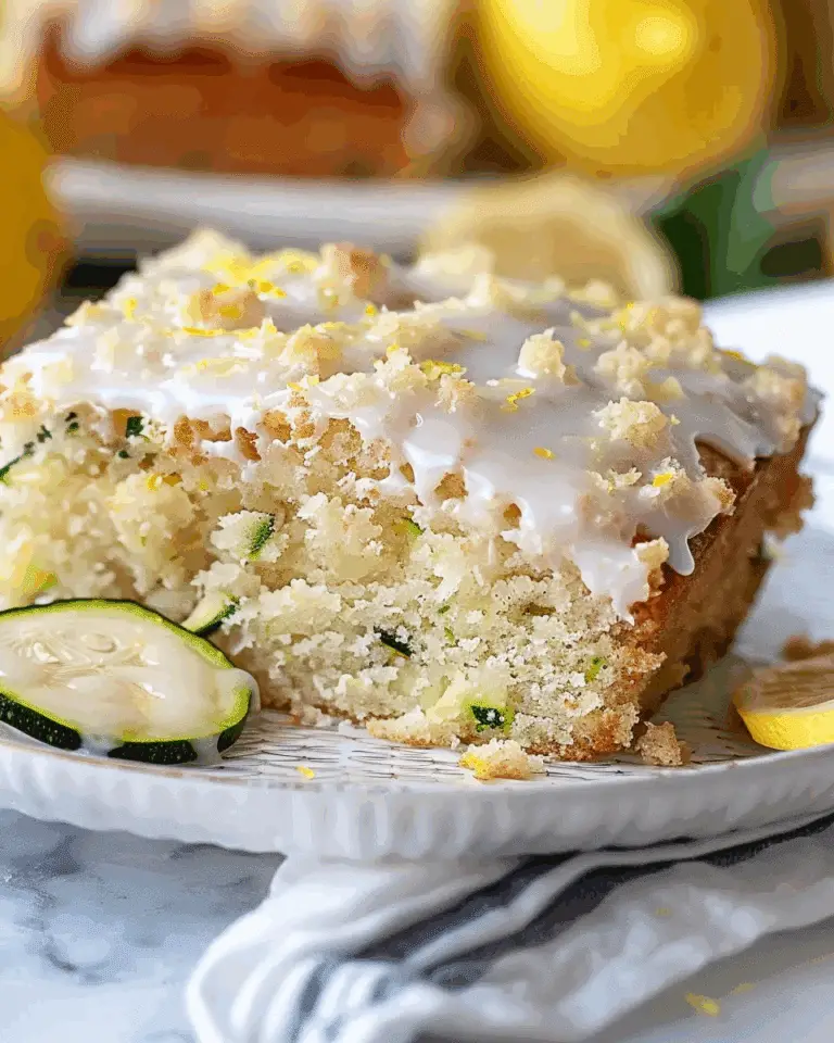 Zesty Lemon Zucchini Coffee Cake