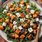 Sweet Potato Goat Cheese Salad: A Colorful and Nourishing Autumn Salad