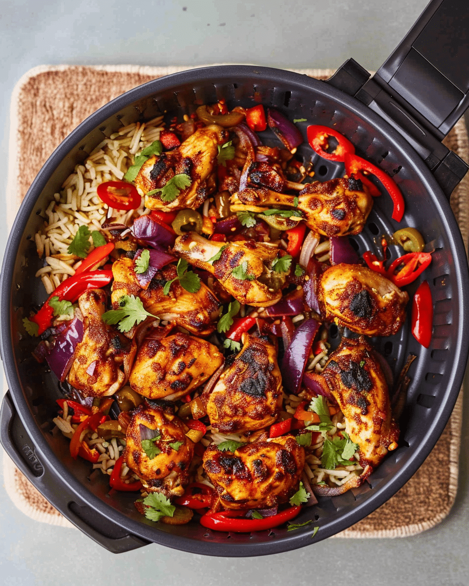 Air Fryer Mexican Chicken Traybake