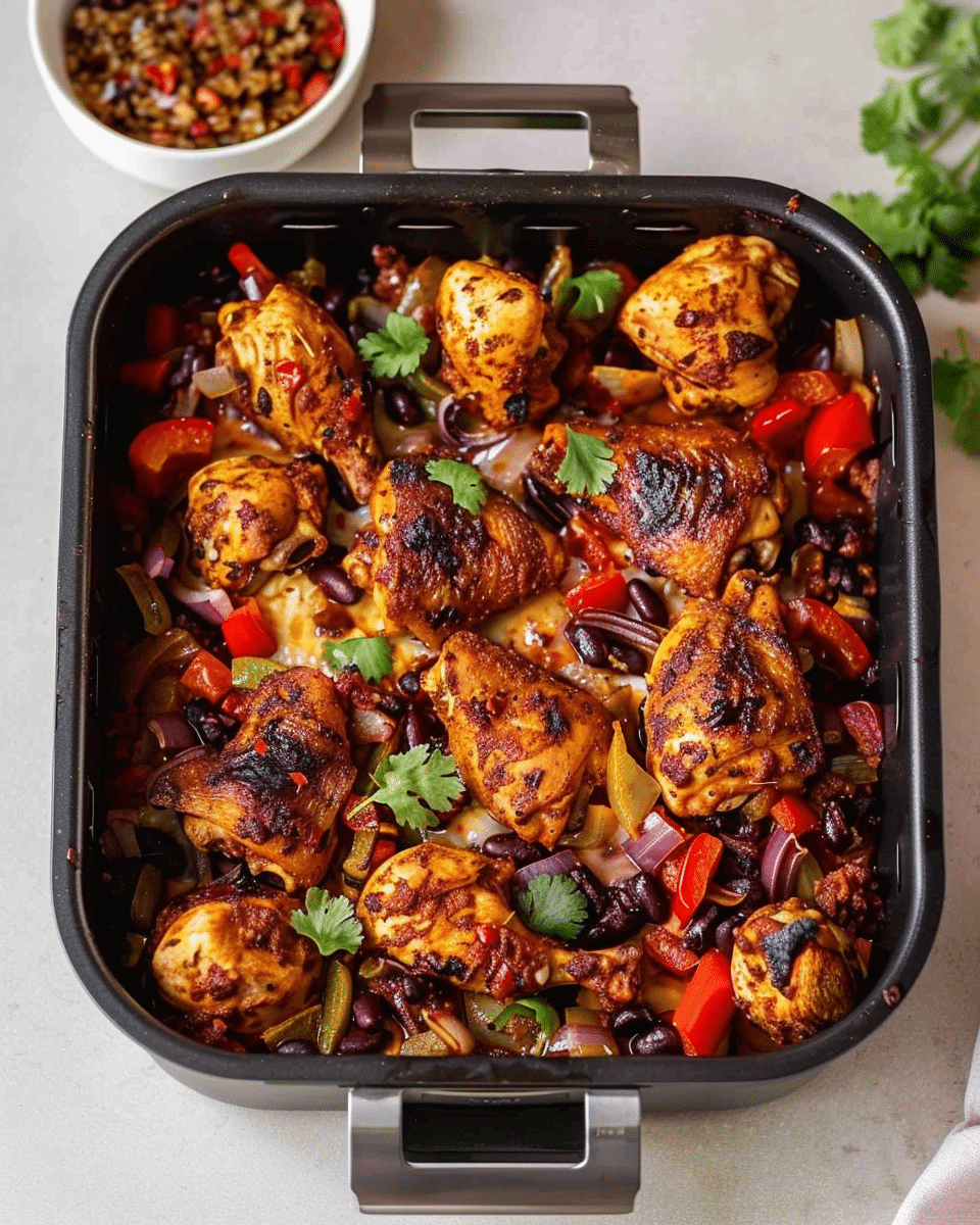 Air Fryer Mexican Chicken Traybake