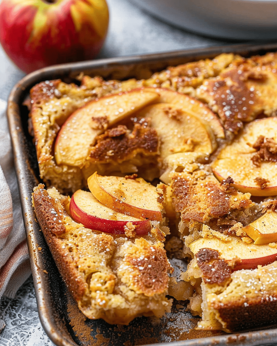 Apple Sheet Pan Pancakes