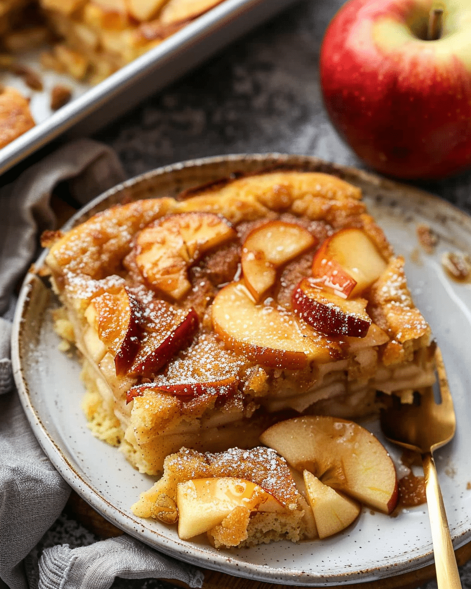 Apple Sheet Pan Pancakes