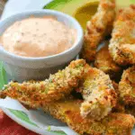 Avocado Fries with Creamy Sriracha Dipping Sauce