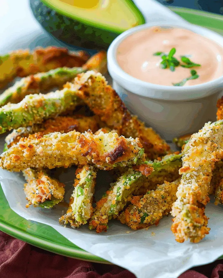 Avocado Fries with Creamy Sriracha Dipping Sauce