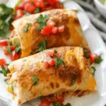 Oven-Baked Chicken Chimichangas