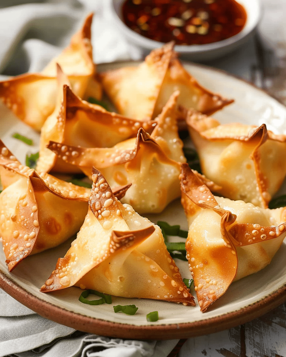 Baked Cream Cheese Wontons