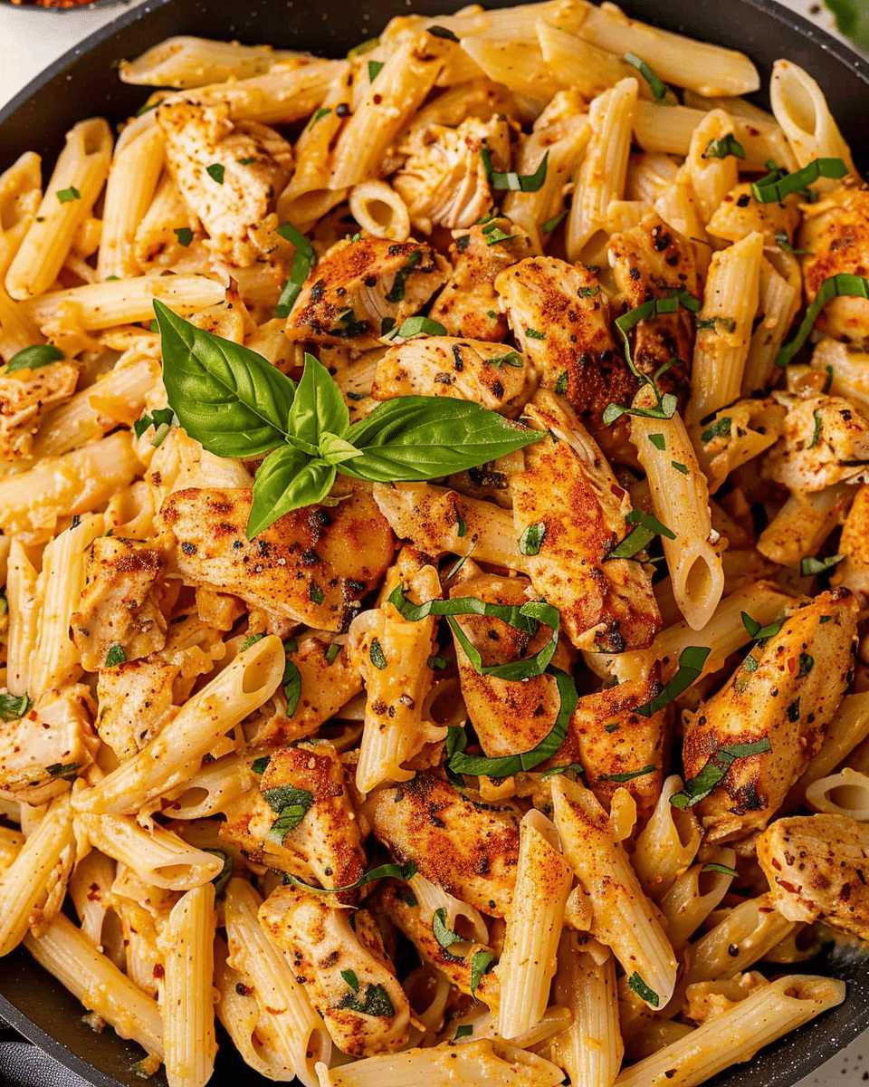 Cajun Chicken Pasta {One Pan Recipe}
