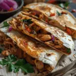 Chicken Crepes Shawarma