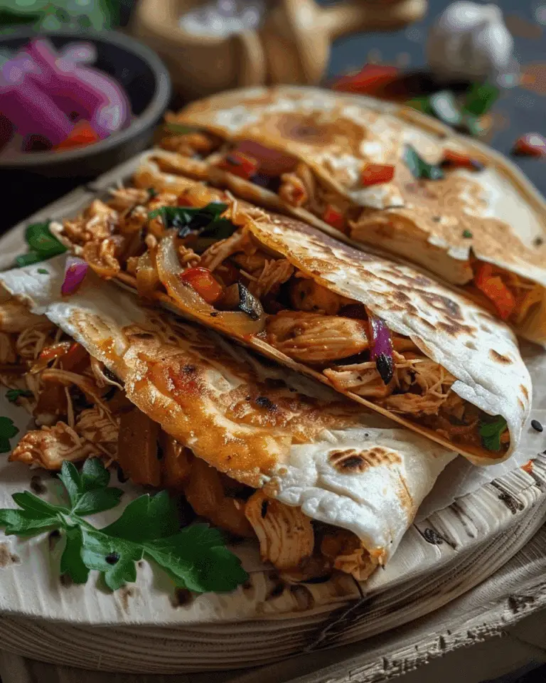 Chicken Crepes Shawarma