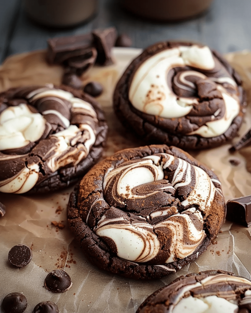 Chocolate Marshmallow Swirl Cookies: A Sweet Delight!