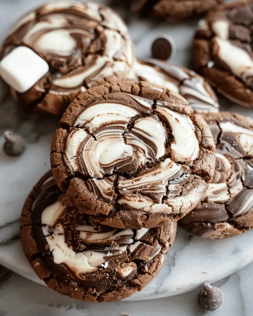 Chocolate Marshmallow Swirl Cookies: A Sweet Delight!