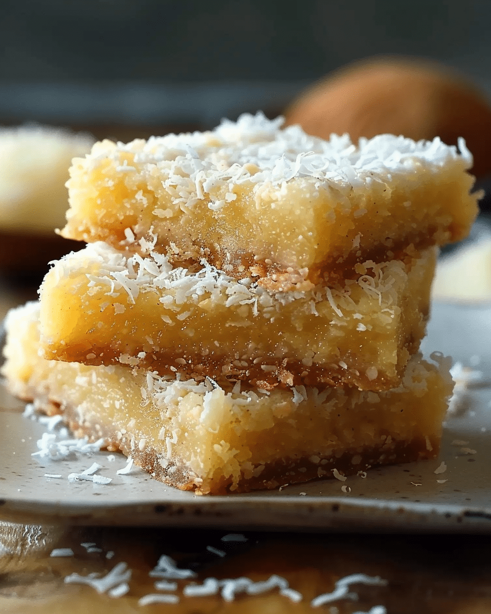 Coconut Butter Bars Recipe