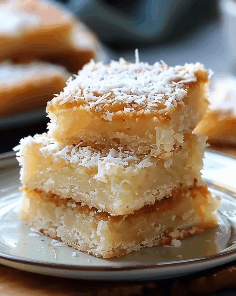 Coconut Butter Bars Recipe