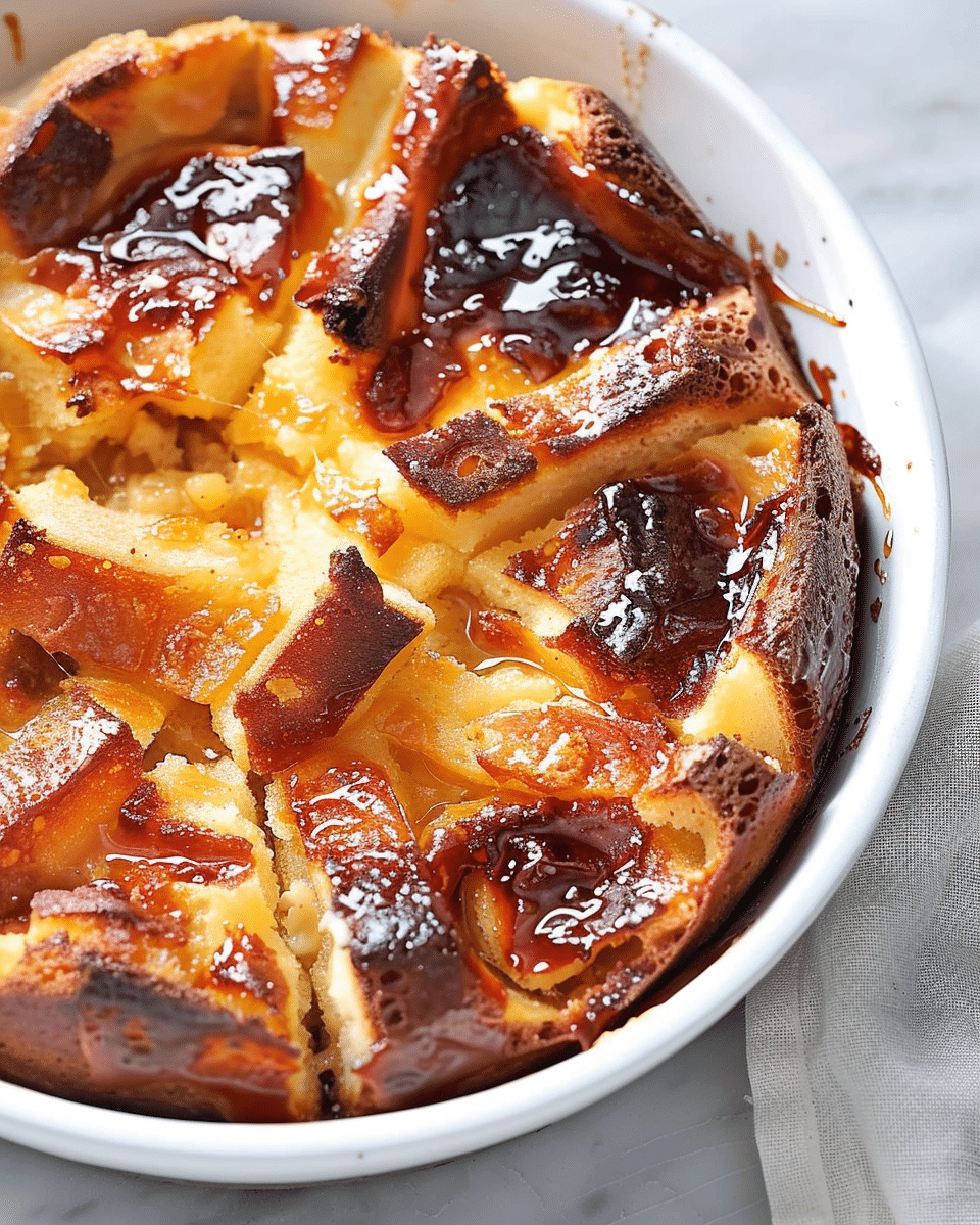 Condensed Milk Bread and Butter Pudding