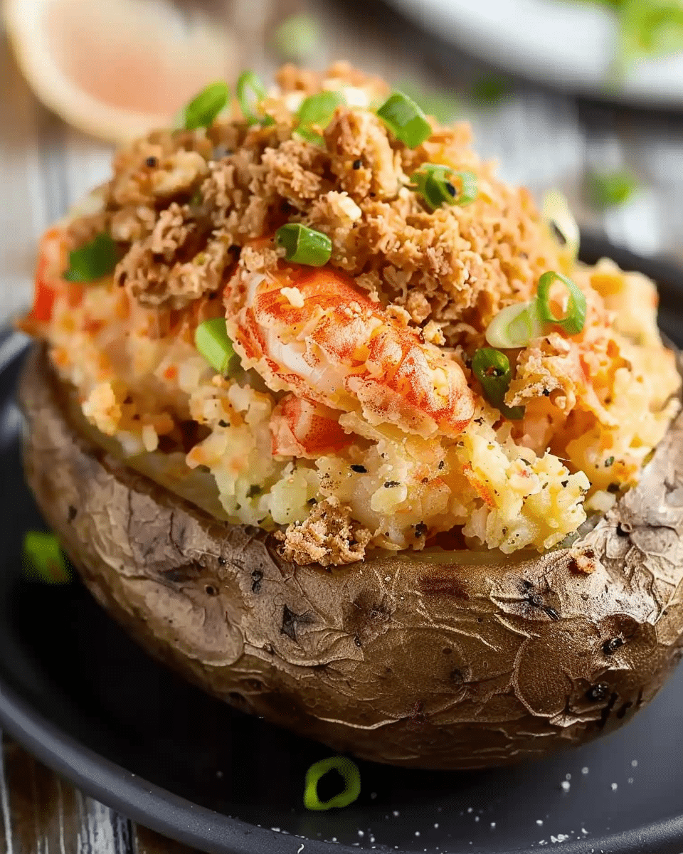 Crawfish Baked Potato