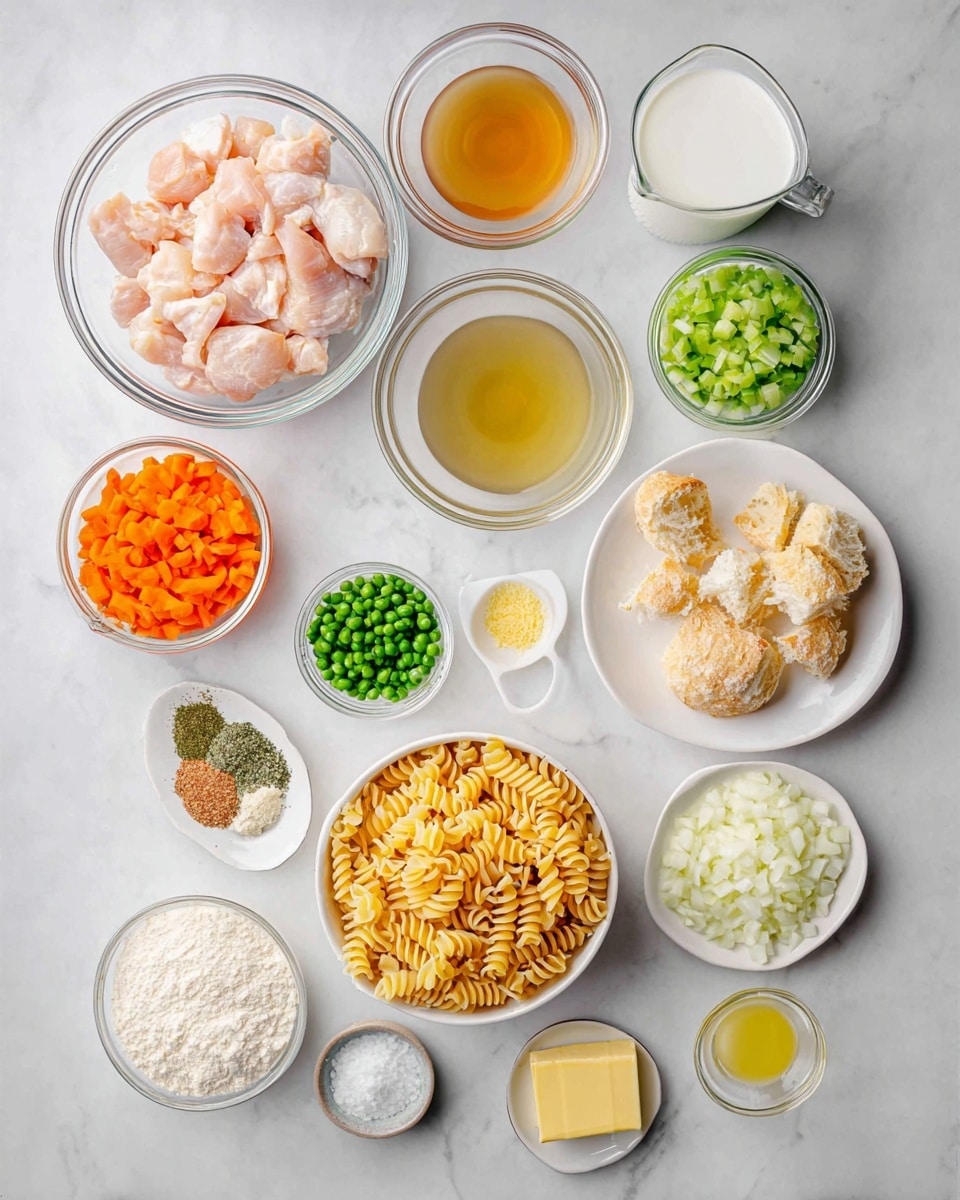 Creamy Baked Turkey Noodle Casserole with Golden Crumb Topping