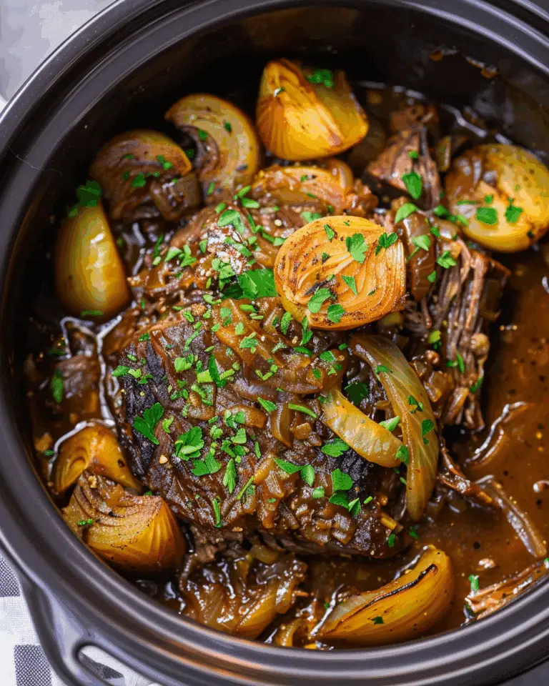 Crockpot French Onion Pot Roast