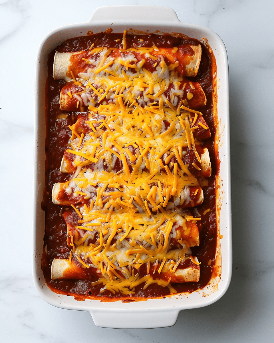Easy Chicken Enchiladas