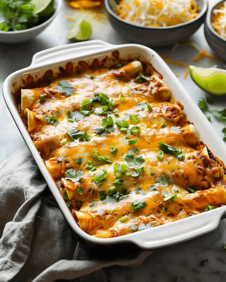 Easy Chicken Enchiladas