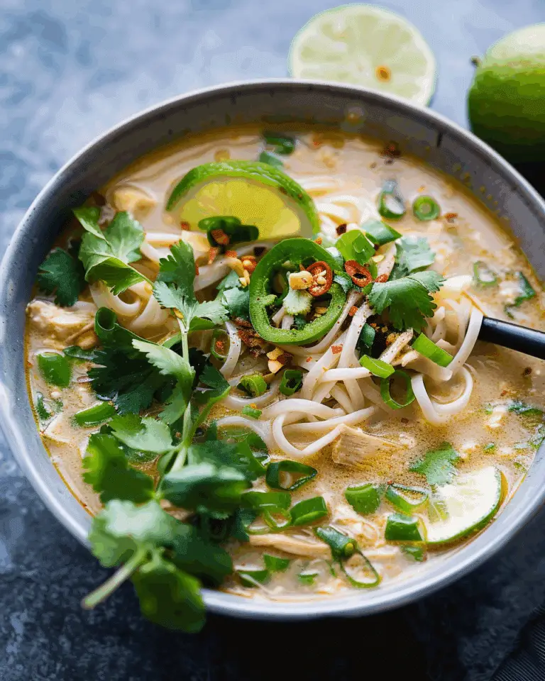 Green Curry Noodle Soup