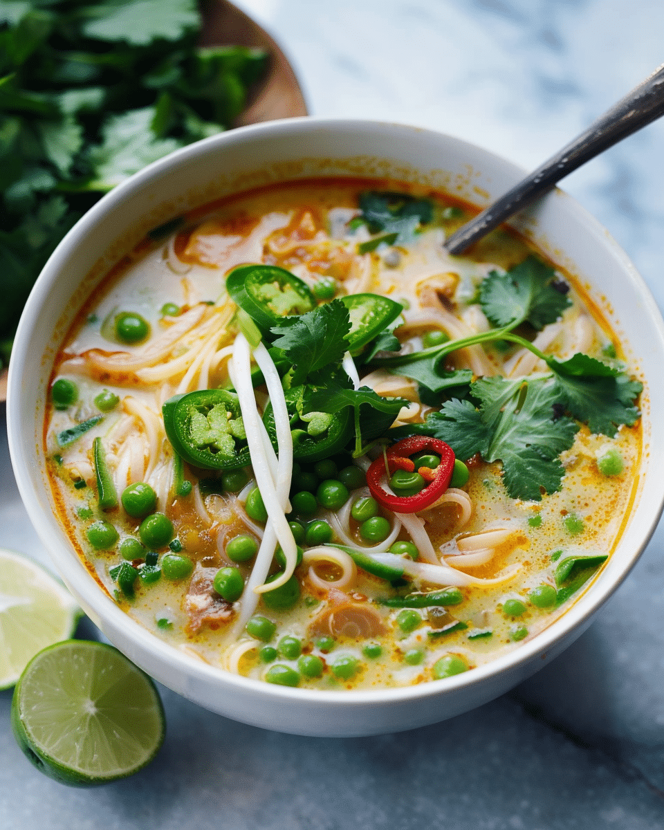 Green Curry Noodle Soup